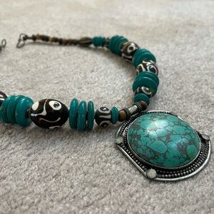 Stone necklace from India